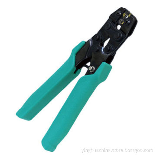 Crimp tool for RJ11/RJ45, non-insulated spade/ring terminals and 205mm OALNew